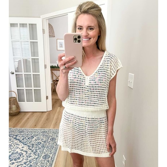 Crochet Beach Coverup Dress - Picture 5 of 5